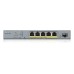 Switch Zyxel GS1350-6HP-EU0101F 5 porturi Gigabit Administrabil, PoE, + SFP uplink Switch Zyxel GS1350-6HP-EU0101F 5 porturi Gigabit Administrabil, PoE, + SFP uplink