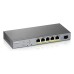 Switch Zyxel GS1350-6HP-EU0101F 5 porturi Gigabit Administrabil, PoE, + SFP uplink Switch Zyxel GS1350-6HP-EU0101F 5 porturi Gigabit Administrabil, PoE, + SFP uplink