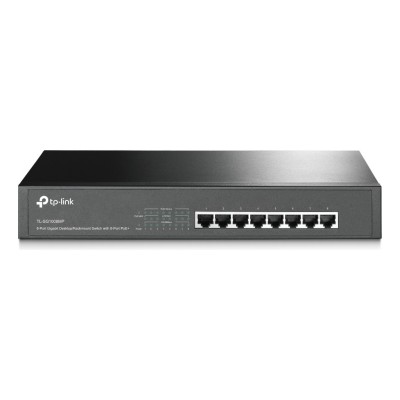 Switch TP-Link TL-SG1008MP 8 porturi Gigabit Neadministrabil, PoE+, Rack 19 Switch TP-Link TL-SG1008MP 8 porturi Gigabit Neadministrabil, PoE+, Rack 19