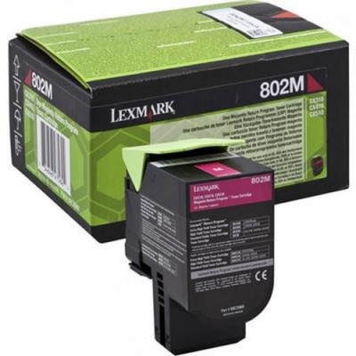 Toner Lexmark 80C20ME Magenta, 1000 pagini Toner Lexmark 80C20ME Magenta, 1000 pagini