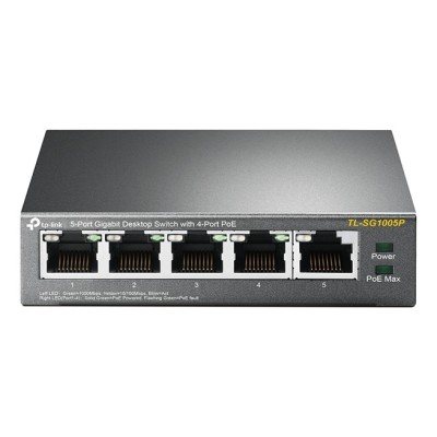 Switch TP-Link TL-SG1005P 5 porturi Gigabit Neadministrabil, PoE Switch TP-Link TL-SG1005P 5 porturi Gigabit Neadministrabil, PoE