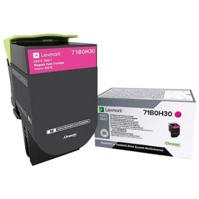 Toner Lexmark 71B0H30 Magenta (XL), 3.500 pagini Toner Lexmark 71B0H30 Magenta (XL), 3.500 pagini