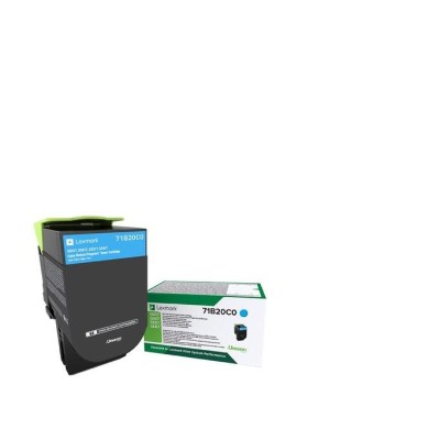 Toner Lexmark 71B20C0 Cyan, 2.300 pagini