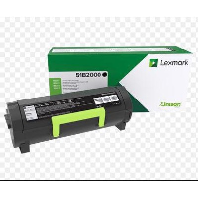 Toner Lexmark 51B2000 Negru, 2.500 pagini Toner Lexmark 51B2000 Negru, 2.500 pagini