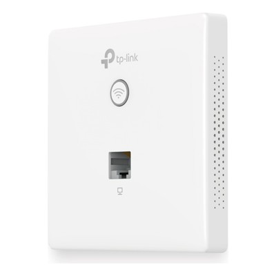 Access Point TP-Link Omada In-Wall EAP115-WALL, Wi-Fi 4 Single Band 2.4 GHz 300 Mbps, PoE, Standalone