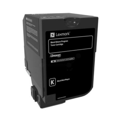 Toner Lexmark 74C2HKE Negru (XXL), 20.000 pagini Toner Lexmark 74C2HKE Negru (XXL), 20.000 pagini