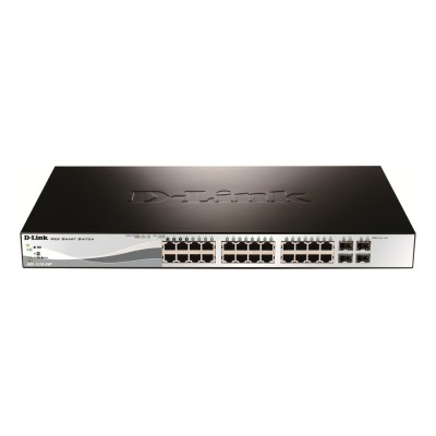 Switch D-Link DGS-1210-28P 24 porturi Gigabit + 4 SFP uplink Administrabil, PoE+, Rack 19 Switch D-Link DGS-1210-28P 24 porturi Gigabit + 4 SFP uplink Administrabil, PoE+, Rack 19