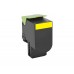 Toner Lexmark 80C2XYE Galben (XL), 4000 pagini
