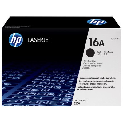 Toner HP Q7516A Negru (XXL), 12.000 pagini Toner HP Q7516A Negru (XXL), 12.000 pagini
