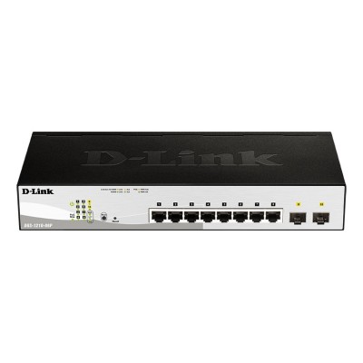 Switch D-Link DGS-1210-08P 8 porturi Gigabit Administrabil, PoE, + SFP uplink, Rack 19 Switch D-Link DGS-1210-08P 8 porturi Gigabit Administrabil, PoE, + SFP uplink, Rack 19