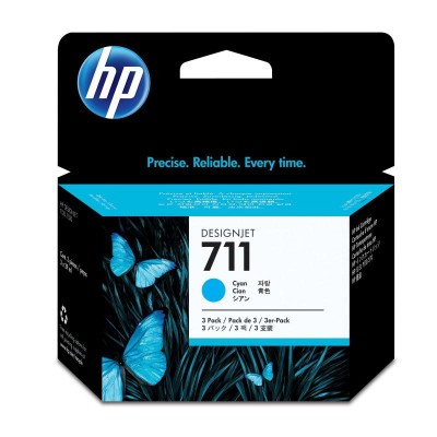 Cartus Cerneala HP 711 Cyan 29ml Multipack