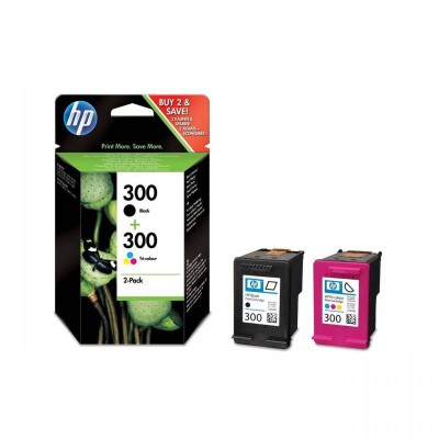 Cartus Cerneala HP 300 Negru 200 pagini Multipack