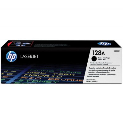 Toner HP CE320A Negru, 2000 pagini Toner HP CE320A Negru, 2000 pagini