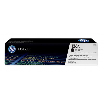 Toner HP CE310A Negru, 1200 pagini Toner HP CE310A Negru, 1200 pagini
