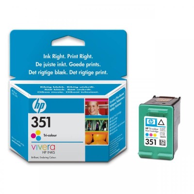 Cartus Cerneala HP 351 Tricolor 3.5ml/170 pagini