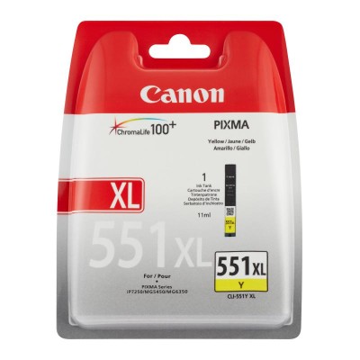 Cartus Cerneala Canon CLI-551XL Galben 11ml XL
