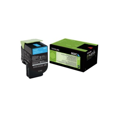 Toner Lexmark Cyan, 1000 pagini Toner Lexmark Cyan, 1000 pagini
