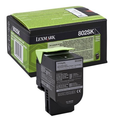 Toner Lexmark 80C2SK0 Negru, 2500 pagini Toner Lexmark 80C2SK0 Negru, 2500 pagini