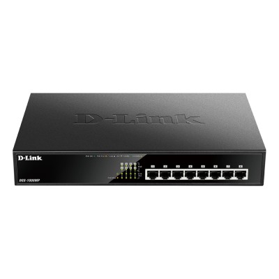 Switch D-Link DGS-1008MP 8 porturi Gigabit Neadministrabil, PoE+, Rack 19