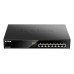 Switch D-Link DGS-1008MP 8 porturi Gigabit Neadministrabil, PoE+, Rack 19