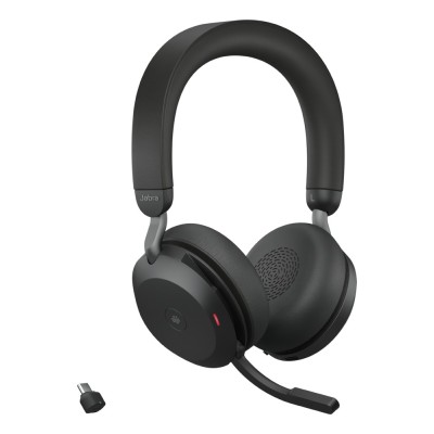 Casti Jabra Evolve2 75 On-ear Birou, Bluetooth, ANC, cu microfon Casti Jabra Evolve2 75 On-ear Birou, Bluetooth, ANC, cu microfon