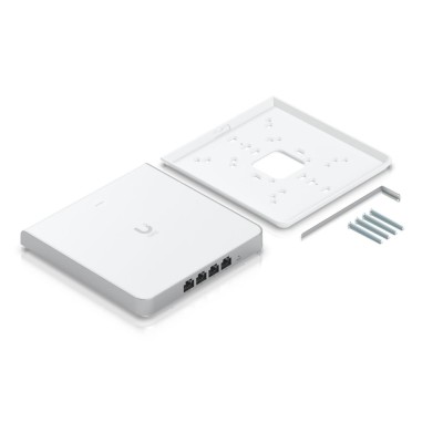 Access Point Ubiquiti In-Wall U6-ENTERPRISE-IW, Wi-Fi 6E Tri Band 4800 Mbps, PoE+/PoE++, Cloud/Controller