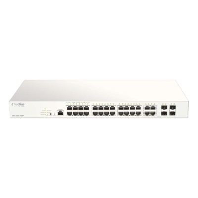 Switch D-Link DBS-2000-28MP 24 porturi Gigabit Administrabil, PoE+, + SFP uplink, Rack 19 Switch D-Link DBS-2000-28MP 24 porturi Gigabit Administrabil, PoE+, + SFP uplink, Rack 19