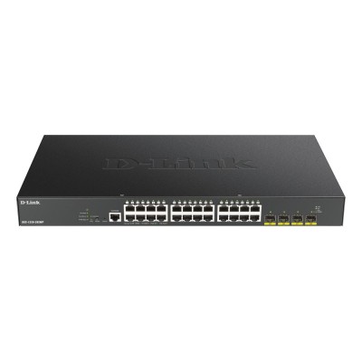 Switch D-Link DGS-1250-28XMP/E 24 porturi Gigabit Administrabil PoE+, + SFP+ uplink, Rack 19