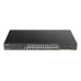 Switch D-Link DGS-1250-28XMP/E 24 porturi Gigabit Administrabil PoE+, + SFP+ uplink, Rack 19