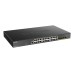 Switch D-Link DGS-1250-28XMP/E 24 porturi Gigabit Administrabil PoE+, + SFP+ uplink, Rack 19
