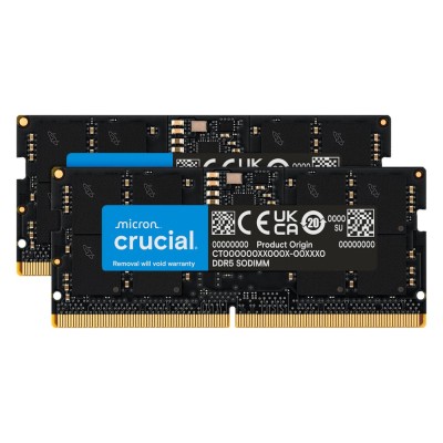 Memorie RAM laptop Crucial Classic 64GB (2x32GB) DDR5 5600MHz CL46, SO-DIMM Memorie RAM laptop Crucial Classic 64GB (2x32GB) DDR5 5600MHz CL46, SO-DIMM