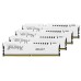 Memorie RAM Kingston FURY Beast, 64GB (4x16GB) DDR5, 6000MHz, CL40, Quad Channel, Alb Memorie RAM Kingston FURY Beast, 64GB (4x16GB) DDR5, 6000MHz, CL40, Quad Channel, Alb