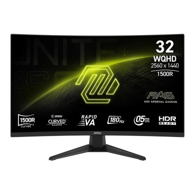 Monitor MSI MAG 321CQF E18 31.5 inch, 2560 x 1440 px, VA, 180 Hz, Curbat, Gaming Monitor MSI MAG 321CQF E18 31.5 inch, 2560 x 1440 px, VA, 180 Hz, Curbat, Gaming