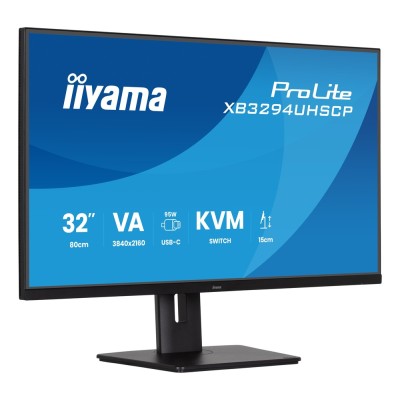 Monitor iiyama XB3294UHSCP-B1 31.5 inch, 3840 x 2160 px, VA, 60 Hz, Profesional Monitor iiyama XB3294UHSCP-B1 31.5 inch, 3840 x 2160 px, VA, 60 Hz, Profesional