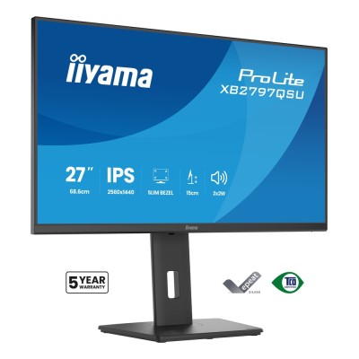 Monitor iiyama XB2797QSU-B1 27 inch, 2560 x 1440 px, IPS, 75 Hz