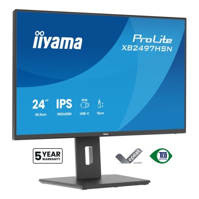 Monitor iiyama XB2497HSN-B1 24 inch, 1920 x 1080 px, IPS, 100 Hz