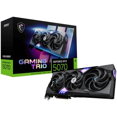 Placa video MSI GeForce RTX 5070 GAMING TRIO OC 12GB GDDR7 192-bit, PCI Express 5.0 Placa video MSI GeForce RTX 5070 GAMING TRIO OC 12GB GDDR7 192-bit, PCI Express 5.0