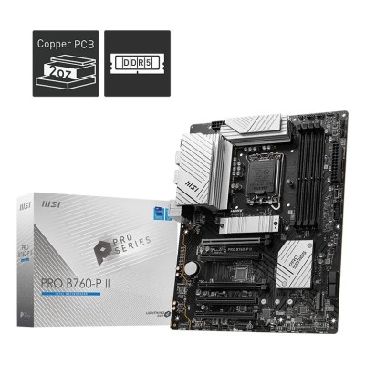 Placa de baza MSI PRO B760-P II, Intel B760, LGA 1700, ATX, DDR5 Placa de baza MSI PRO B760-P II, Intel B760, LGA 1700, ATX, DDR5