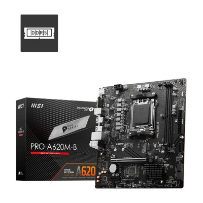 Placa de baza MSI PRO A620M-B, AMD A620, AM5, mATX, DDR5 Placa de baza MSI PRO A620M-B, AMD A620, AM5, mATX, DDR5
