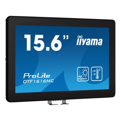Monitor iiyama OTF1616MC-B1 15.6 inch, 1920 x 1080 px, VA, 60 Hz