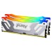 Memorie RAM Kingston FURY Renegade RGB, 32GB (2x16GB) DDR5, 8000MHz, CL38, Dual Channel, Alb Memorie RAM Kingston FURY Renegade RGB, 32GB (2x16GB) DDR5, 8000MHz, CL38, Dual Channel, Alb