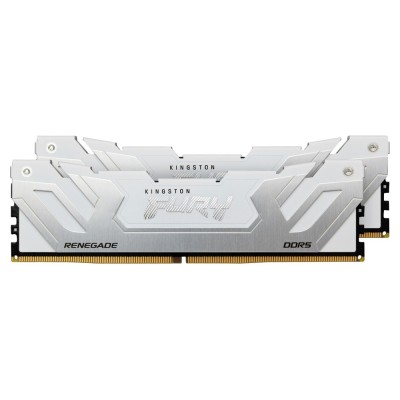 Memorie RAM Kingston FURY Renegade, 32GB (2x16GB) DDR5, 7600MHz, CL38, Dual Channel, Alb Memorie RAM Kingston FURY Renegade, 32GB (2x16GB) DDR5, 7600MHz, CL38, Dual Channel, Alb