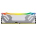 Memorie RAM Kingston FURY Renegade RGB, 16GB DDR5, 6400MHz, CL32, Alb Memorie RAM Kingston FURY Renegade RGB, 16GB DDR5, 6400MHz, CL32, Alb