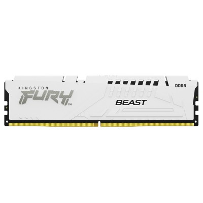 Memorie RAM Kingston FURY Beast, 32GB DDR5, 6000MHz, CL36, Alb Memorie RAM Kingston FURY Beast, 32GB DDR5, 6000MHz, CL36, Alb