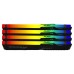 Memorie RAM Kingston FURY Beast RGB, 128GB (4x32GB) DDR5, 5200MHz, CL40, Quad Channel Memorie RAM Kingston FURY Beast RGB, 128GB (4x32GB) DDR5, 5200MHz, CL40, Quad Channel