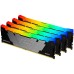 Memorie RAM Kingston FURY Renegade RGB, 32GB (4x8GB) DDR4, 3600MHz, CL16, Quad Channel Memorie RAM Kingston FURY Renegade RGB, 32GB (4x8GB) DDR4, 3600MHz, CL16, Quad Channel