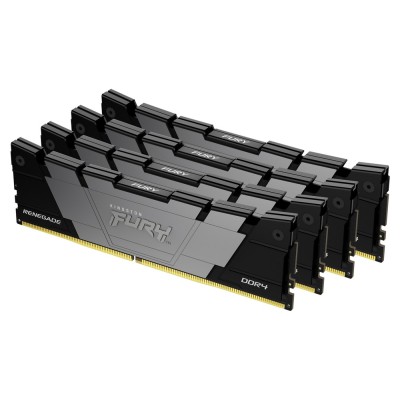 Memorie RAM Kingston FURY Renegade, 32GB (4x8GB) DDR4, 3200MHz, CL16, Quad Channel Memorie RAM Kingston FURY Renegade, 32GB (4x8GB) DDR4, 3200MHz, CL16, Quad Channel
