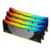 Memorie RAM Kingston FURY Renegade RGB, 32GB (4x8GB) DDR4, 3200MHz, CL16, Quad Channel Memorie RAM Kingston FURY Renegade RGB, 32GB (4x8GB) DDR4, 3200MHz, CL16, Quad Channel