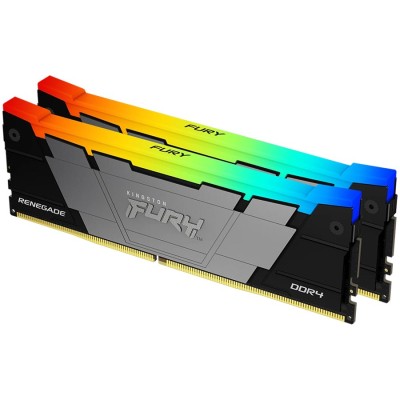 Memorie RAM Kingston FURY Renegade RGB, 64GB (2x32GB) DDR4, 3200MHz, CL16, Dual Channel Memorie RAM Kingston FURY Renegade RGB, 64GB (2x32GB) DDR4, 3200MHz, CL16, Dual Channel