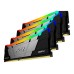 Memorie RAM Kingston FURY Renegade RGB, 64GB (4x16GB) DDR4, 3200MHz, CL16, Quad Channel Memorie RAM Kingston FURY Renegade RGB, 64GB (4x16GB) DDR4, 3200MHz, CL16, Quad Channel